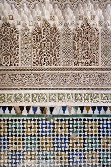 Typical Moroccan tiles, Marrakesh, Morocco