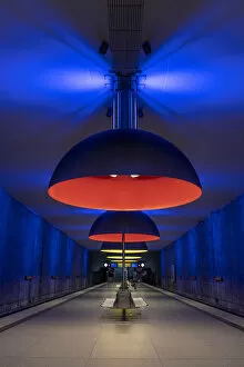 Images Dated 24th November 2021: U-Bahn Metro Station, Munich, Bavaria, Germany