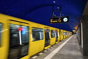 Underground Prints: U Bahn underground train, Berlin, Germany