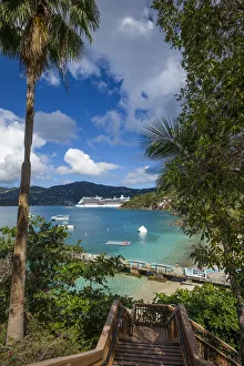 U. S. Virgin Islands, St. Thomas, Frenchmans Cove, cove view