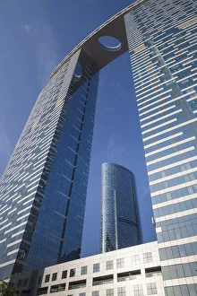 Abu Dhabi Emirate Prints: UAE, Abu Dhabi, Al Reem Island, new development area, Gate Towers