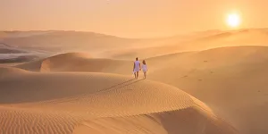 UAE, Abu Dhabi Province, Liwa Oasis, Rub Al Khali desert (Empty Quarter) MR