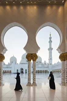 Abu Dhabi Emirate Gallery: UAE, Abu Dhabi, Sheikh Zayed bin Sultan Mosque, arches