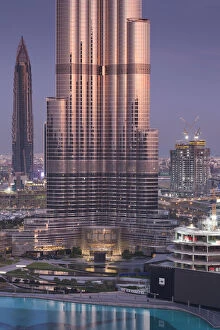 UAE, Dubai, Downtown Dubai, Burj Khalifa, worlds tallest building as of 2016