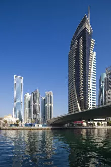Images Dated 31st May 2016: UAE, Dubai, Dubai Marina, high rise buildings