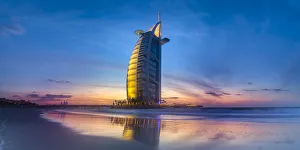 Luxury Hotel Prints: UAE, Dubai, Jumeirah, Burj Al Arab Hotel