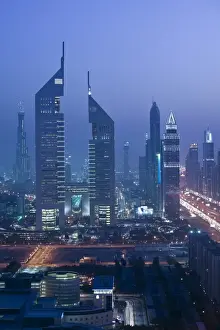 UAE, Dubai, Sheik Zayed Road Area, Emirates Towers