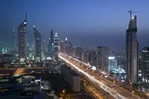 UAE, Dubai, Sheik Zayed Road Area, Emirates Towers