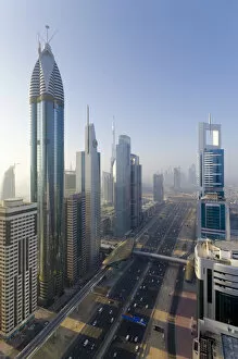 Images Dated 5th May 2011: UAE, Dubai, Sheikh Zayed Road (Highway E11)