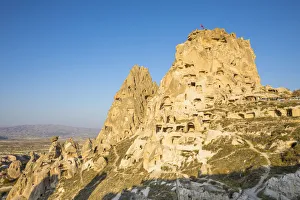 Uchisar Prints: Uchisar castle, Uchisar, near Goreme, Cappadocia, Nevsehir Province, Central Anatolia