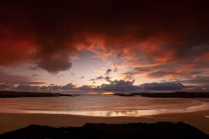 Deserted Gallery: Uig Bay at Sunset, Isle of Lewis, Outer Hebrides, Scotland