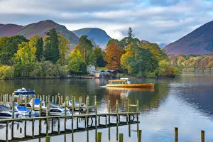 UK, Cumbria, Lake District, Keswick, Derwentwater, Derwent Isle