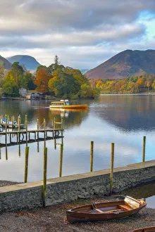 Images Dated 26th February 2019: UK, Cumbria, Lake District, Keswick, Derwentwater, Derwent Isle