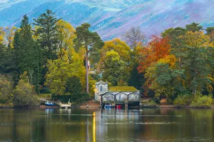 Images Dated 26th February 2019: UK, Cumbria, Lake District, Keswick, Derwentwater, Derwent Isle