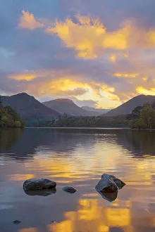 Images Dated 26th February 2019: UK, Cumbria, Lake District, Keswick, Derwentwater, Derwent Isle