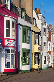 Jurassic Prints: UK, Dorset, Jurassic Coast, Weymouth, Trinity Road opposite Custom House Quay