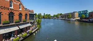 Windsor Prints: UK, England, Berkshire, Eton and Windsor, River Thames