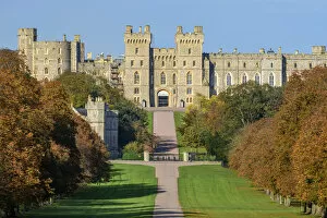 Images Dated 30th October 2017: UK, England, Berkshire, Windsor, Windsor Castle, The Long Walk