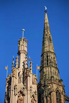 Images Dated 30th August 2012: UK, England, Birmingham, Coventry, Coventry Cross and Cathedral