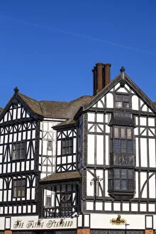 Images Dated 30th August 2012: UK, England, Birmingham, Coventry, Tudor buildings in City Center