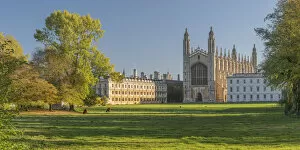 Images Dated 22nd October 2018: UK, England, Cambridge, The Backs, Kings College, Kings College Chapel