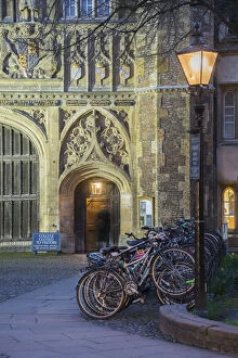 Bikes Collection: UK, England, Cambridge, Trinity College, Gatehouse