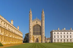 UK, England, Cambridgeshire, Cambridge, The Backs, Kings College, King s