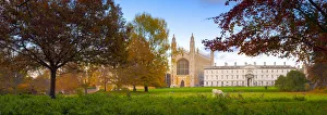UK, England, Cambridgeshire, Cambridge, The Backs, Kings College Chapel
