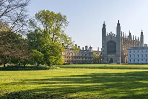 UK, England, Cambridgeshire, Cambridge, The Backs, Kings College