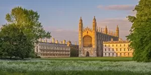 Images Dated 20th May 2016: UK, England, Cambridgeshire, Cambridge, The Backs, Kings College, Kings College Chapel
