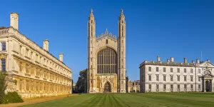 Images Dated 22nd August 2016: UK, England, Cambridgeshire, Cambridge, The Backs, Kings College, King s