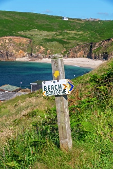 West Country Prints: UK, England, Cornwall, Penwith Heritage Coast, Portheras Cove