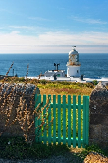 West Country Prints: UK, England, Cornwall, Penwith Heritage Coast, Pendeen Lighthouse