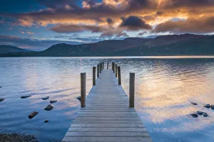 UK, England, Cumbria, Lake District, Derwentwater, High Brandelhow Landing
