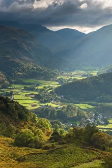 UK, England, Cumbria, Lake District, Borrowdale, Rosthwaite