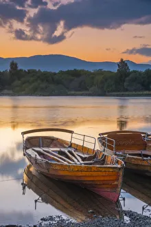 Images Dated 9th February 2017: UK, England, Cumbria, Lake District, Derwentwater, Keswick, Rowing Boats for hire