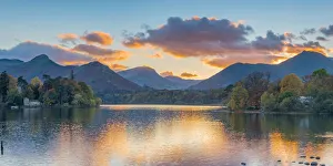 Lakeland Prints: UK, England, Cumbria, Lake District, Keswick, Derwentwater
