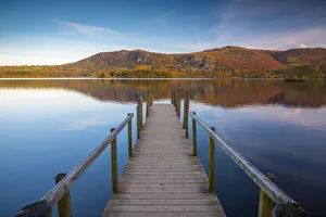 UK, England, Cumbria, Lake District, Derwentwater, Hawes End Derwentwater Ferry Landing