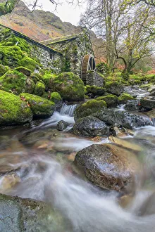 UK, England, Cumbria, Lake District, Lake District National Park, Borrowdale, Seatoller, Combe Gill Mill