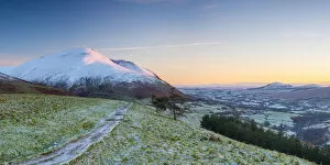 Images Dated 9th February 2017: UK, England, Cumbria, Lake District, Keswick, Blencathra (Saddleback) Mountain
