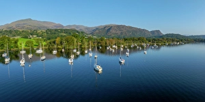 Elevated Viewpoints Prints: UK, England, Cumbria, Lake District National Park, Coniston Water