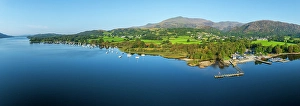 Elevated Viewpoints Prints: UK, England, Cumbria, Lake District National Park, Coniston Water