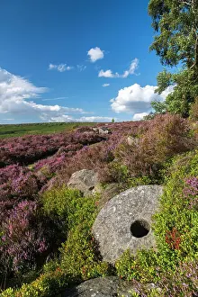 UK, England, Derbyshire, Peak District National Park, High Peak, Burbage Edge, Millstones