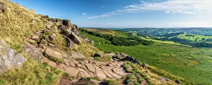 UK, England, Derbyshire, Peak District National Park, High Peak, Stanage Edge
