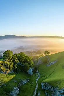 UK, England, Derbyshire, Peak District National Park, High Peak, Castleton, Cave Dale