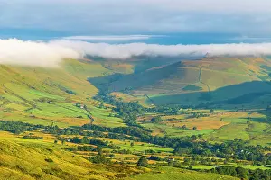 UK, England, Derbyshire, Peak District National Park, High Peak, Vale of Edale