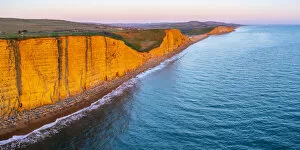 Images Dated 17th June 2022: UK, England, Dorset, West Bay, West Bay Cliffs, East Cliff
