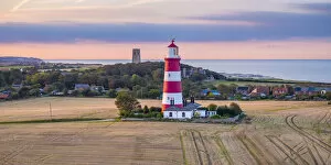 Images Dated 27th September 2018: UK, England, East Anglia, Norfolk, Happisburgh LIghthouse