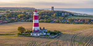 UK, England, East Anglia, Norfolk, Happisburgh LIghthouse
