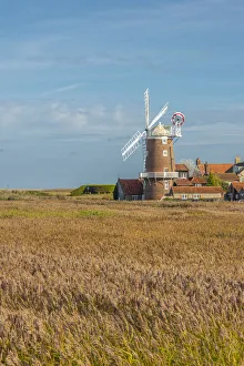 Cley Prints: UK, England, East Anglia, Norfolk, Cley, Cley Windmill